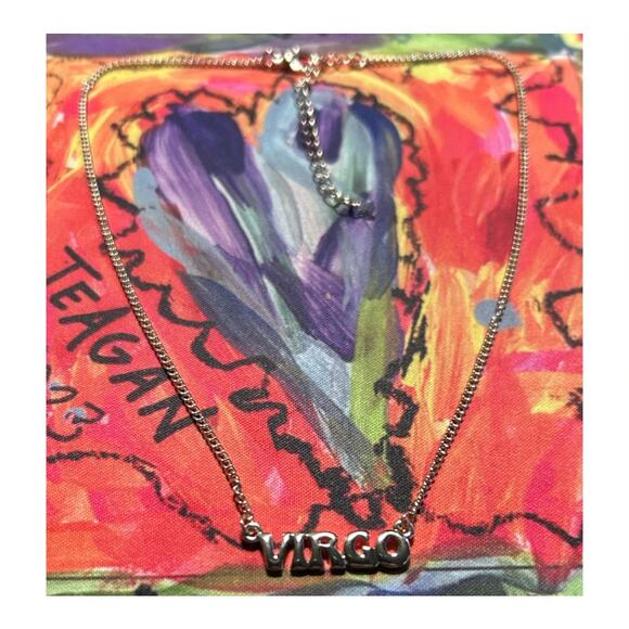 ⭐️ Virgo‎ Necklace Gold Color Costume Jewelry Women Wild Fable August September - Picture 1 of 2